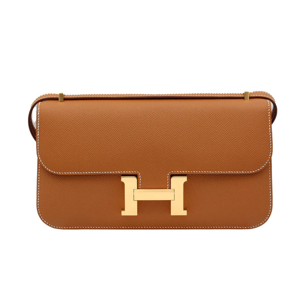 【HERMES エルメス Hバックル コンスタンス ゴールドカラー】 HERMES エルメス コンスタンス エラン ゴールド エプソン ゴールド金具