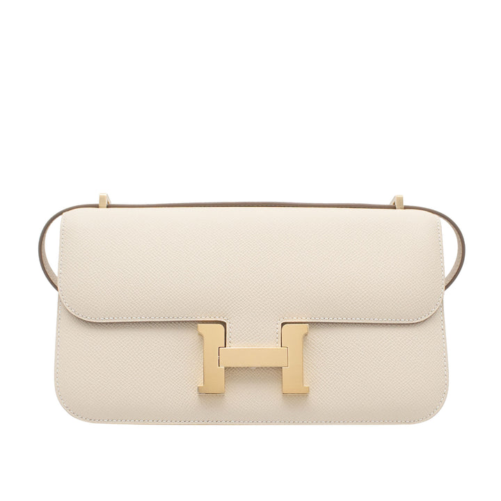 HERMES エルメス コンスタンス エラン クレ エプソン シャンパンゴールド金具 K刻印 - GINZA CELIA