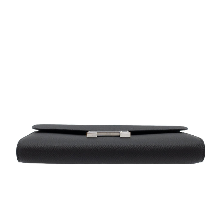 HERMÈS Constance Togo Black Epsom Palladium Hardware (PHW) Stempel G