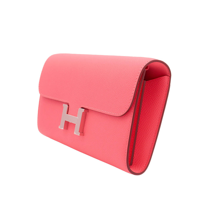 HERMES エルメス コンスタンス トゥーゴー ローズアザレ エプソン シルバー金具 G刻印 - GINZA CELIA