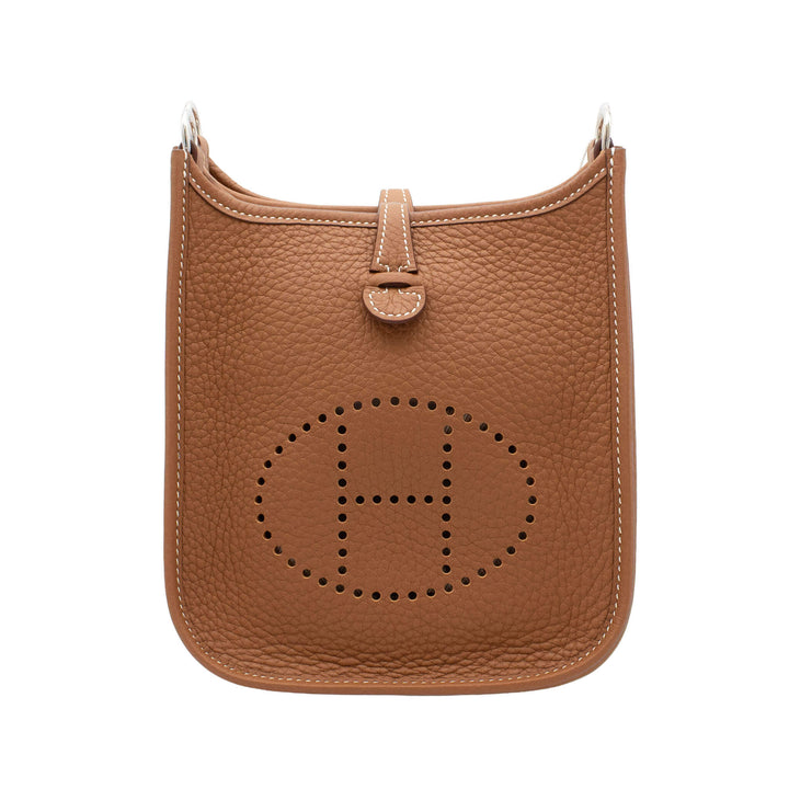 HERMES エルメス エブリンTPM ゴールド トリヨンクレマンス シルバー金具 K刻印