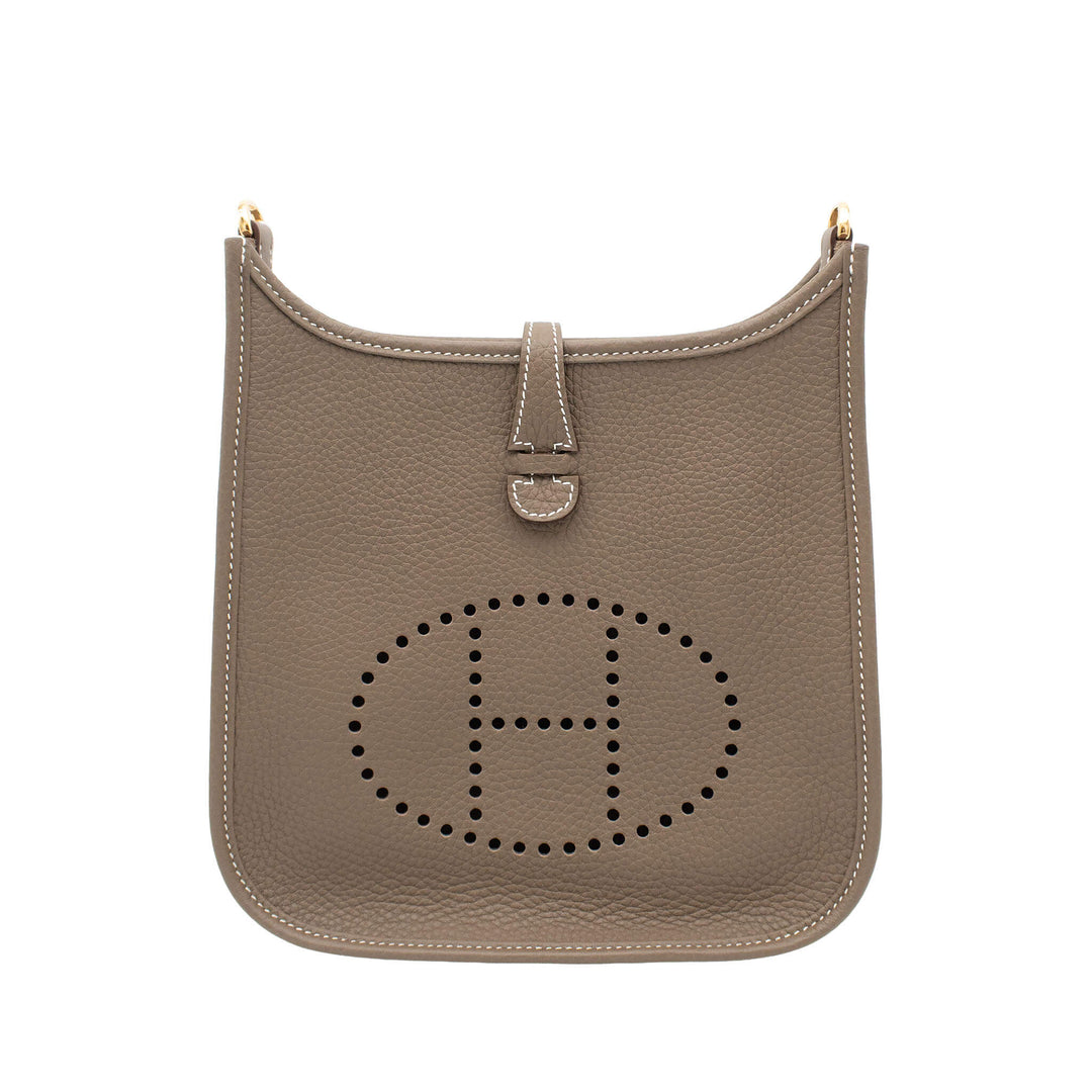 HERMES エルメス エブリン23 エトゥープ トリヨンクレマンス ゴールド金具 G刻印