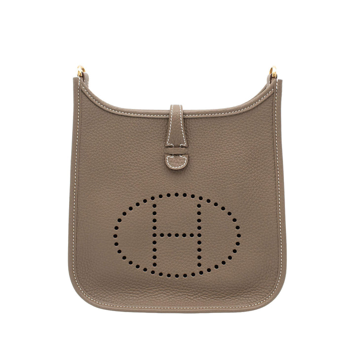 HERMES エルメス エブリン23 エトゥープ トリヨンクレマンス ゴールド金具 G刻印