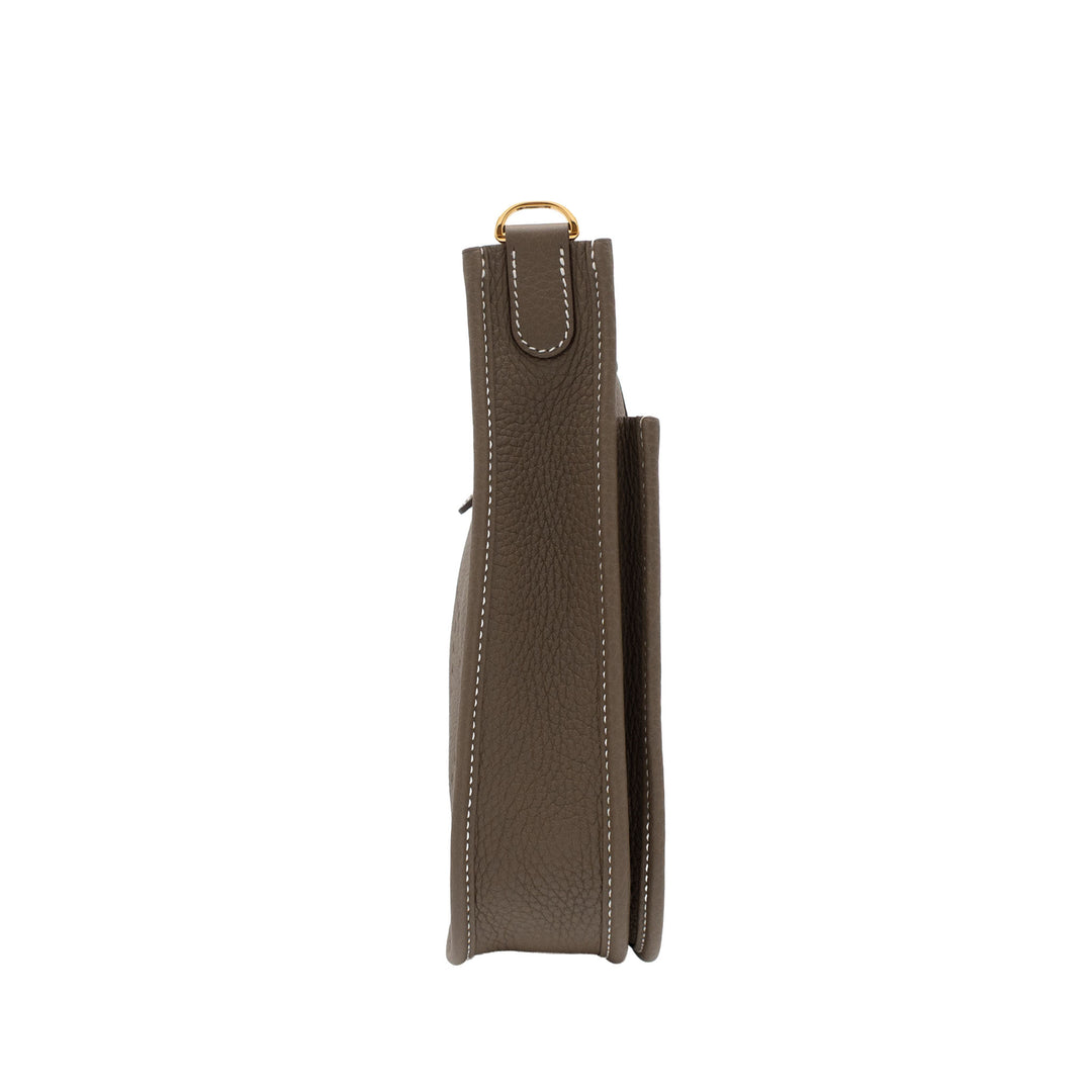 HERMÈS 愛馬仕 Evelyne 23 大象灰 TC皮 金釦 G刻