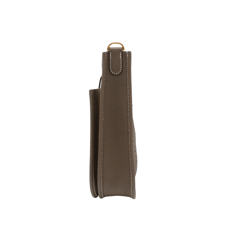 HERMÈS 愛馬仕 Evelyne 23 大象灰 TC皮 金釦 G刻