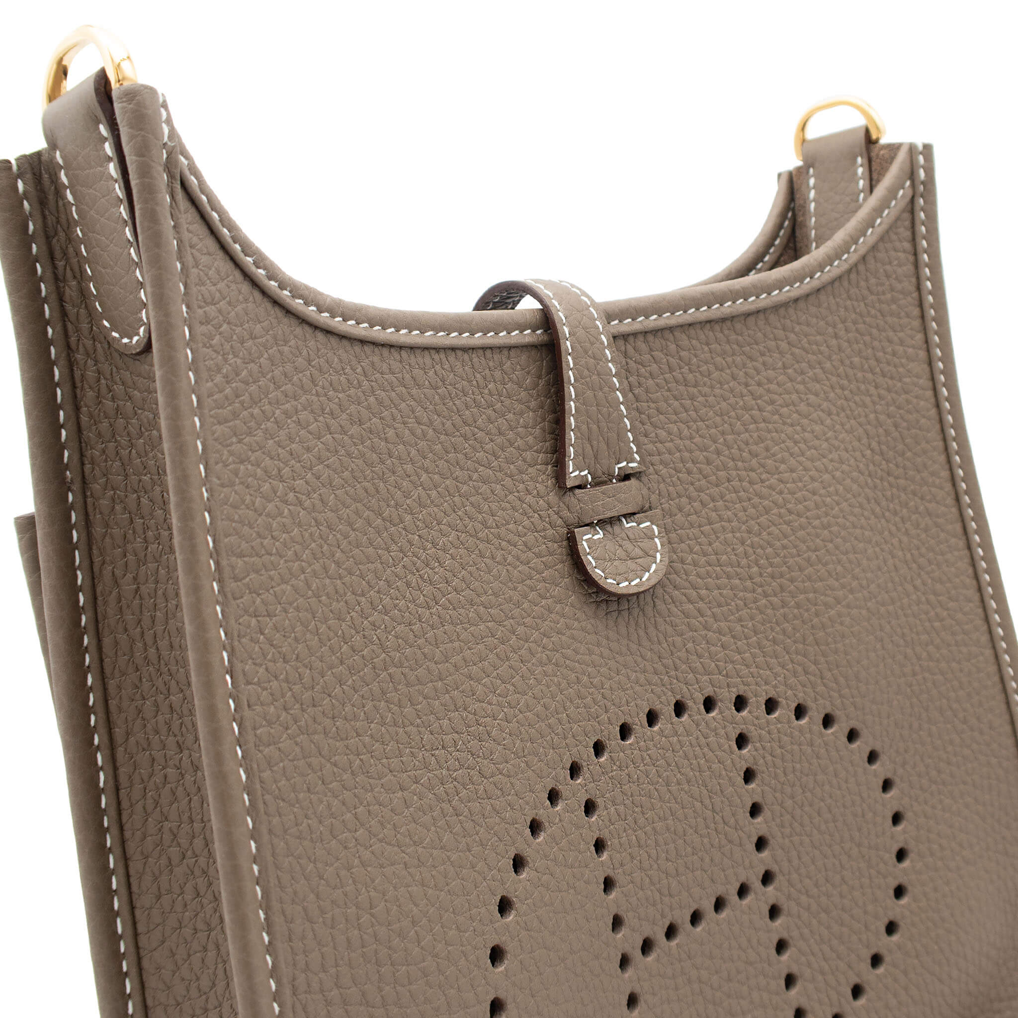 HERMES エルメス エブリン23 エトゥープ トリヨンクレマンス ゴールド