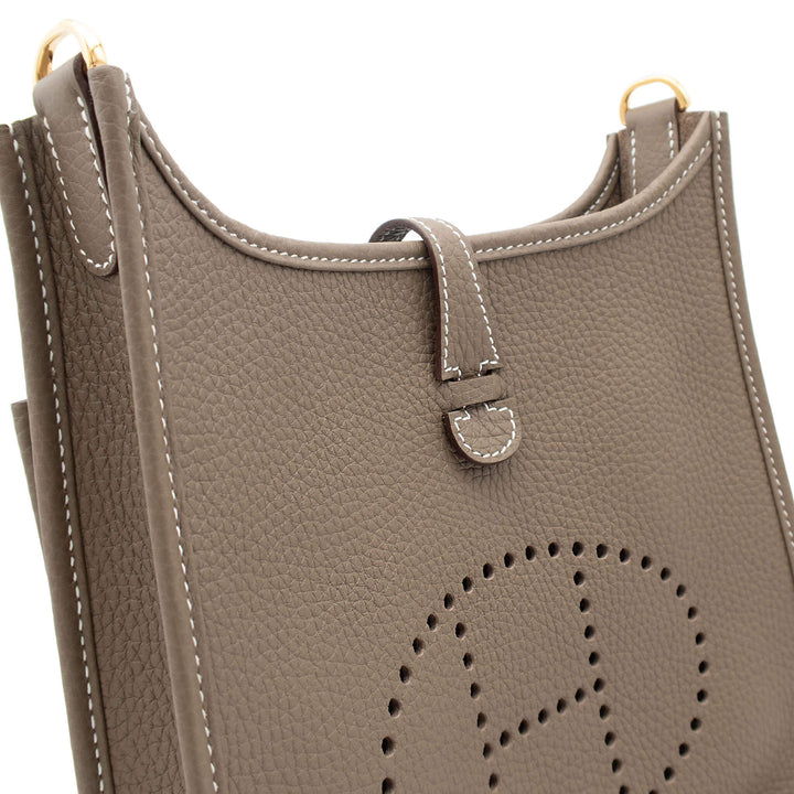 HERMES エルメス エブリン23 エトゥープ トリヨンクレマンス ゴールド金具 G刻印