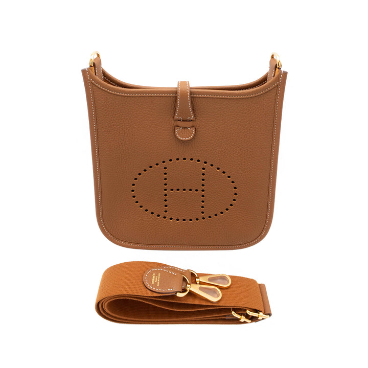 HERMES エルメス エブリン23 ゴールド トリヨンクレマンス ゴールド金具 G刻印 - GINZA CELIA