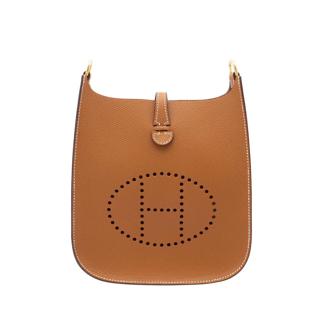 HERMES エルメス エブリンTPM セリエ ゴールド エプソン ゴールド金具 K刻印
