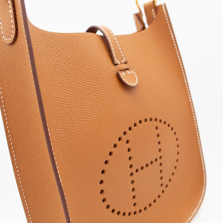 HERMES エルメス エブリンTPM セリエ ゴールド エプソン ゴールド金具 K刻印