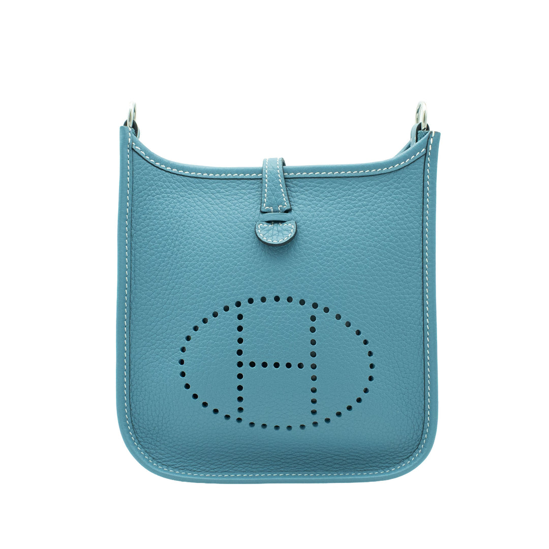 HERMES エルメス エブリンTPM ニューブルージーン トリヨンクレマンス シルバー金具 K刻印