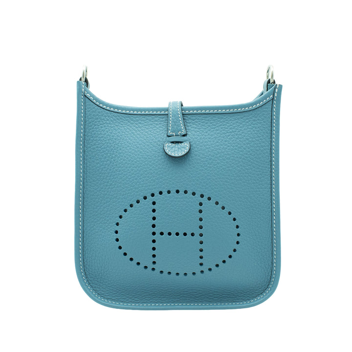 HERMES エルメス エブリンTPM ニューブルージーン トリヨンクレマンス シルバー金具 K刻印
