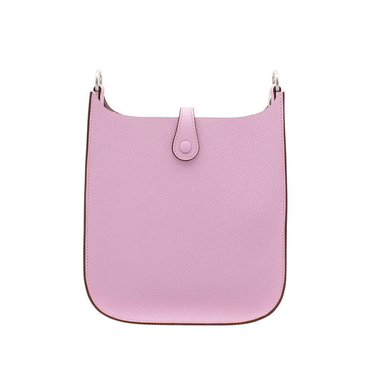 HERMÈS 愛馬仕 Evelyne TPM 外縫 錦葵紫 Epsom皮 銀釦 G刻