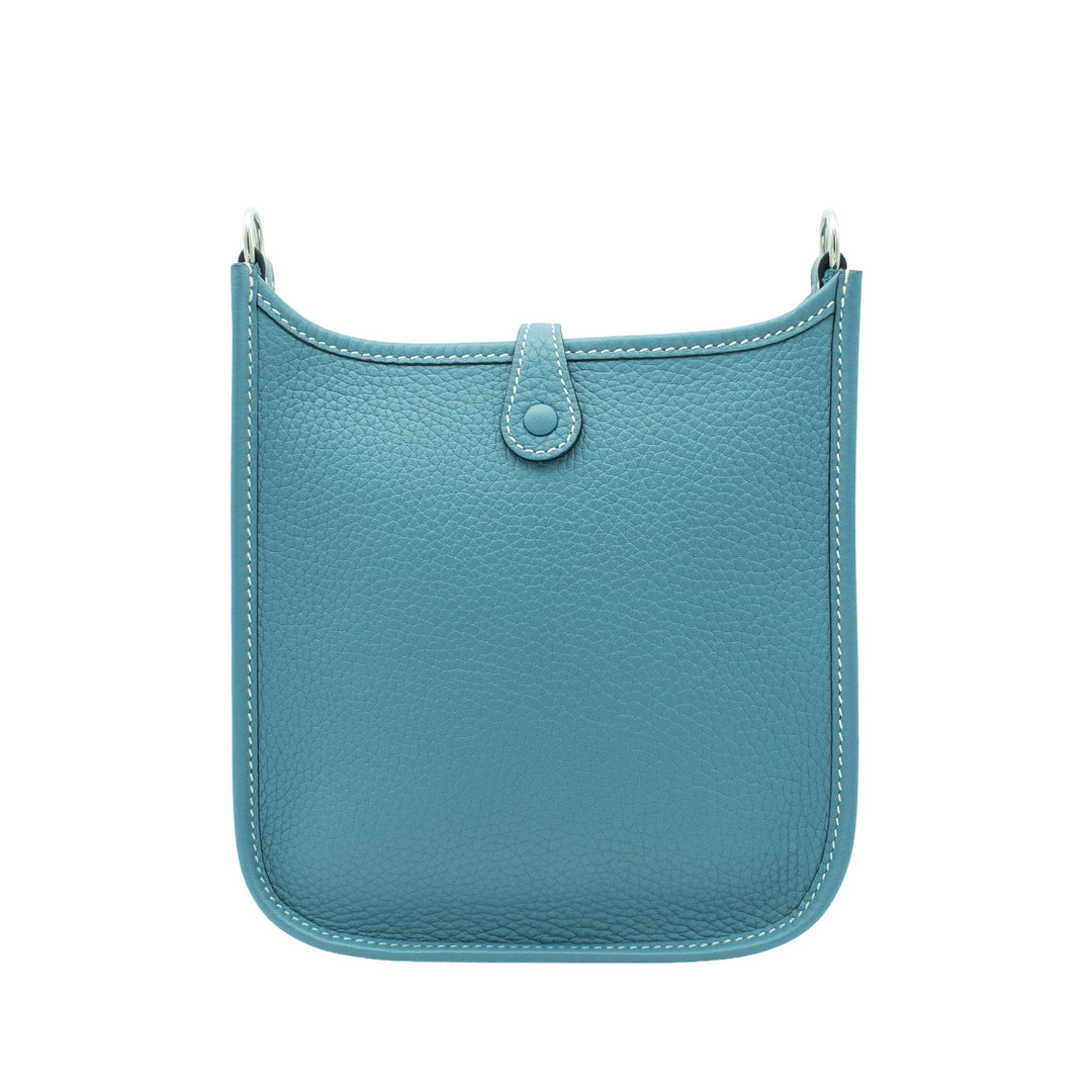 HERMES エルメス エブリンTPM ニューブルージーン トリヨンクレマンス シルバー金具 K刻印