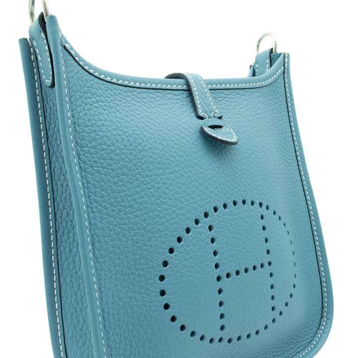 HERMES エルメス エブリンTPM ニューブルージーン トリヨンクレマンス シルバー金具 K刻印