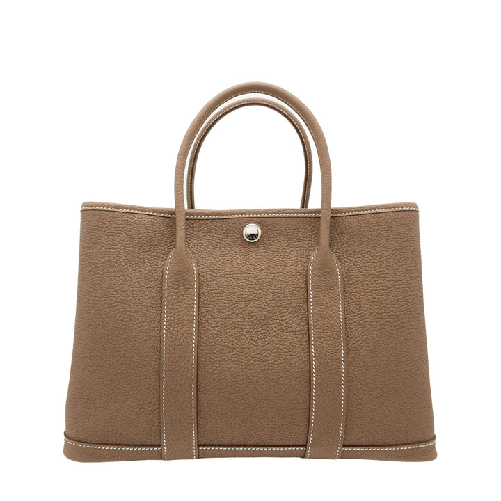 HERMES エルメス ガーデンパーティ TPM エトゥープ ネゴンダ シルバー金具 G刻印