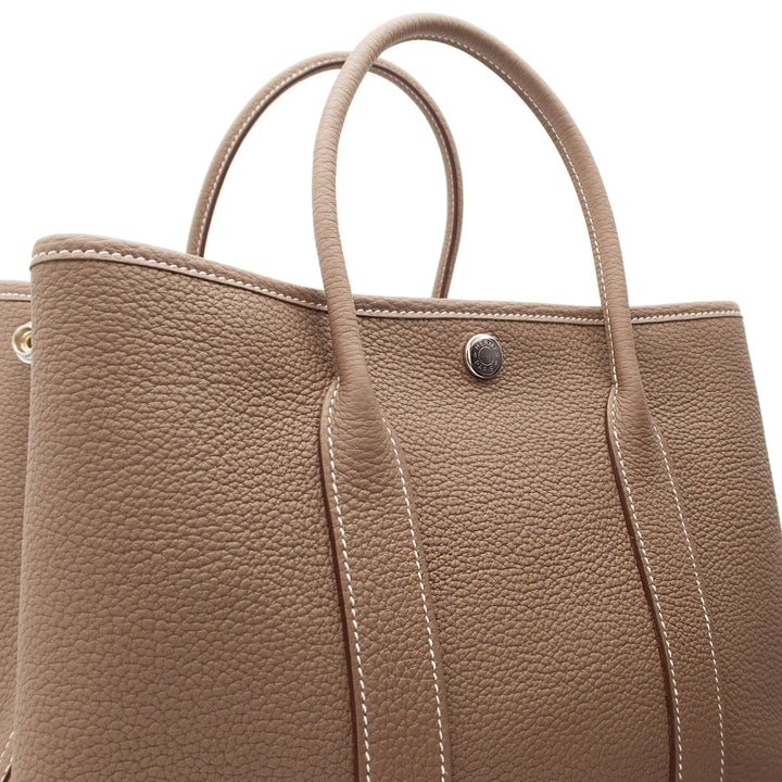 HERMES エルメス ガーデンパーティ TPM エトゥープ ネゴンダ シルバー金具 G刻印