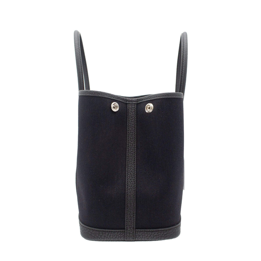 HERMES エルメス ガーデンパーティ TPM ブラック ネゴンダ/トワル シルバー金具 G刻印