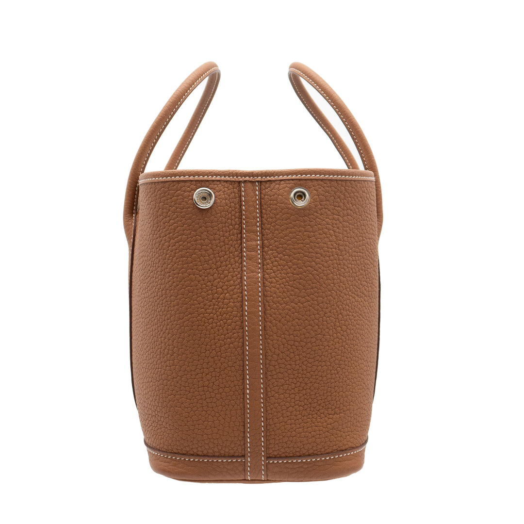 HERMES エルメス ガーデンパーティ TPM ゴールド ネゴンダ シルバー金具 W刻印 - GINZA CELIA