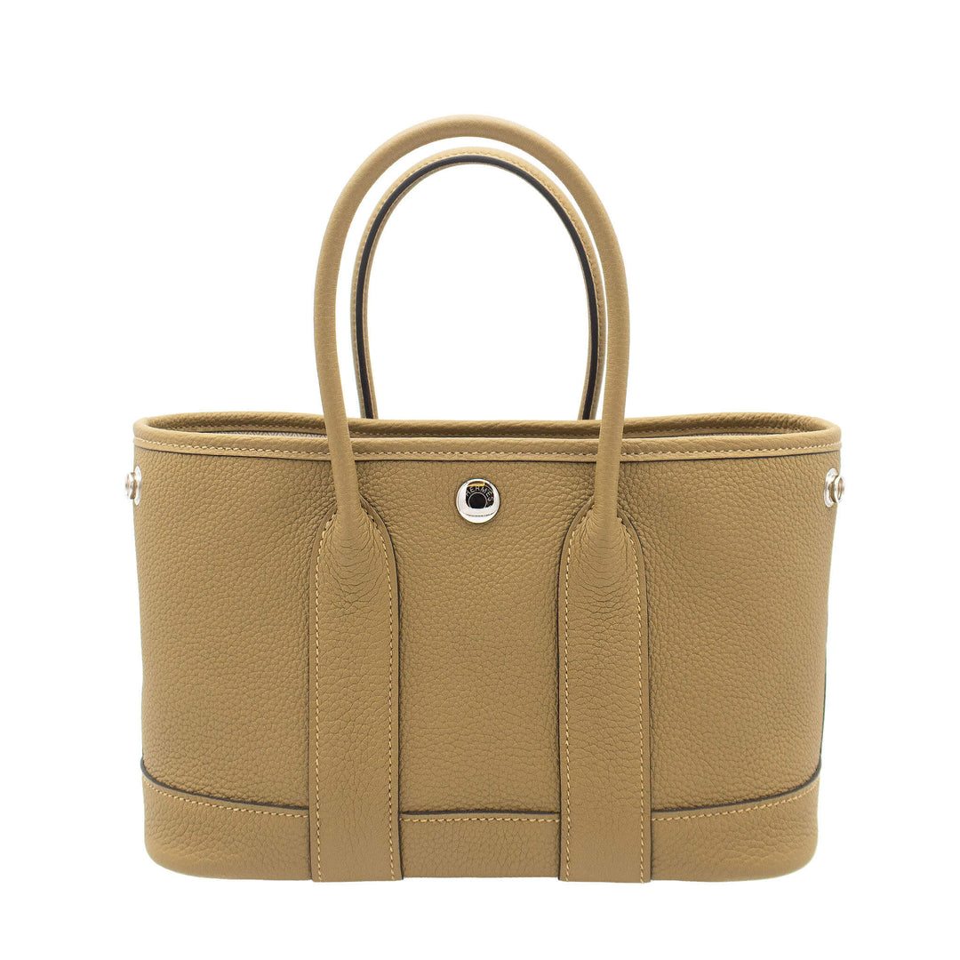 HERMÈS 愛馬仕 Garden Party Neo 沙丘色 Togo皮 銀釦 G刻
