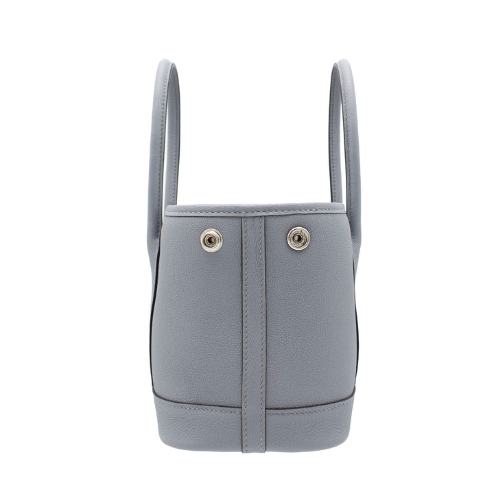 HERMES エルメス ガーデンパーティ ネオ ブルーグラシエ トゴ シルバー金具 G刻印 - GINZA CELIA