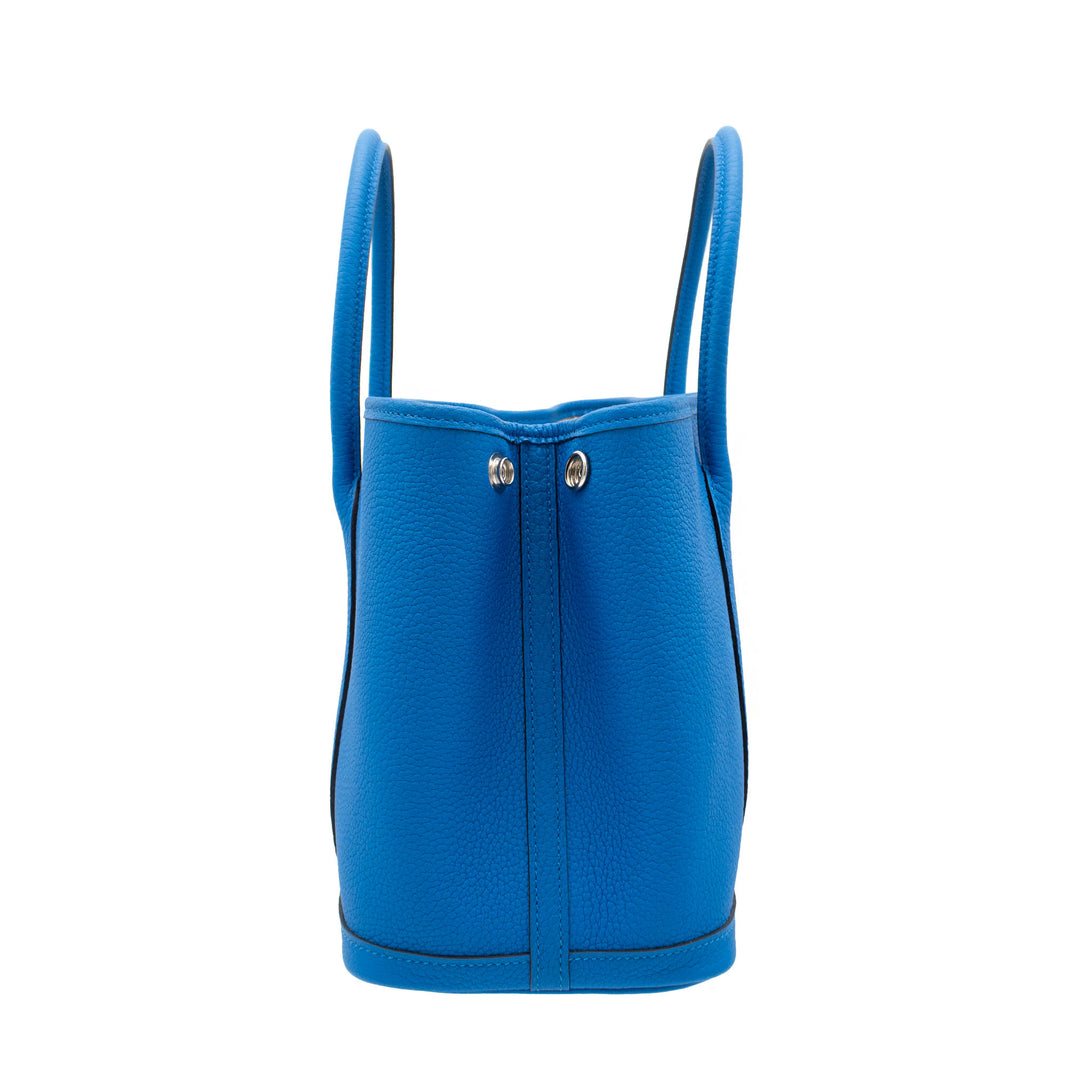 HERMES エルメス ガーデンパーティ TPM ブルーイドラ ネゴンダ シルバー金具 W刻印 - GINZA CELIA
