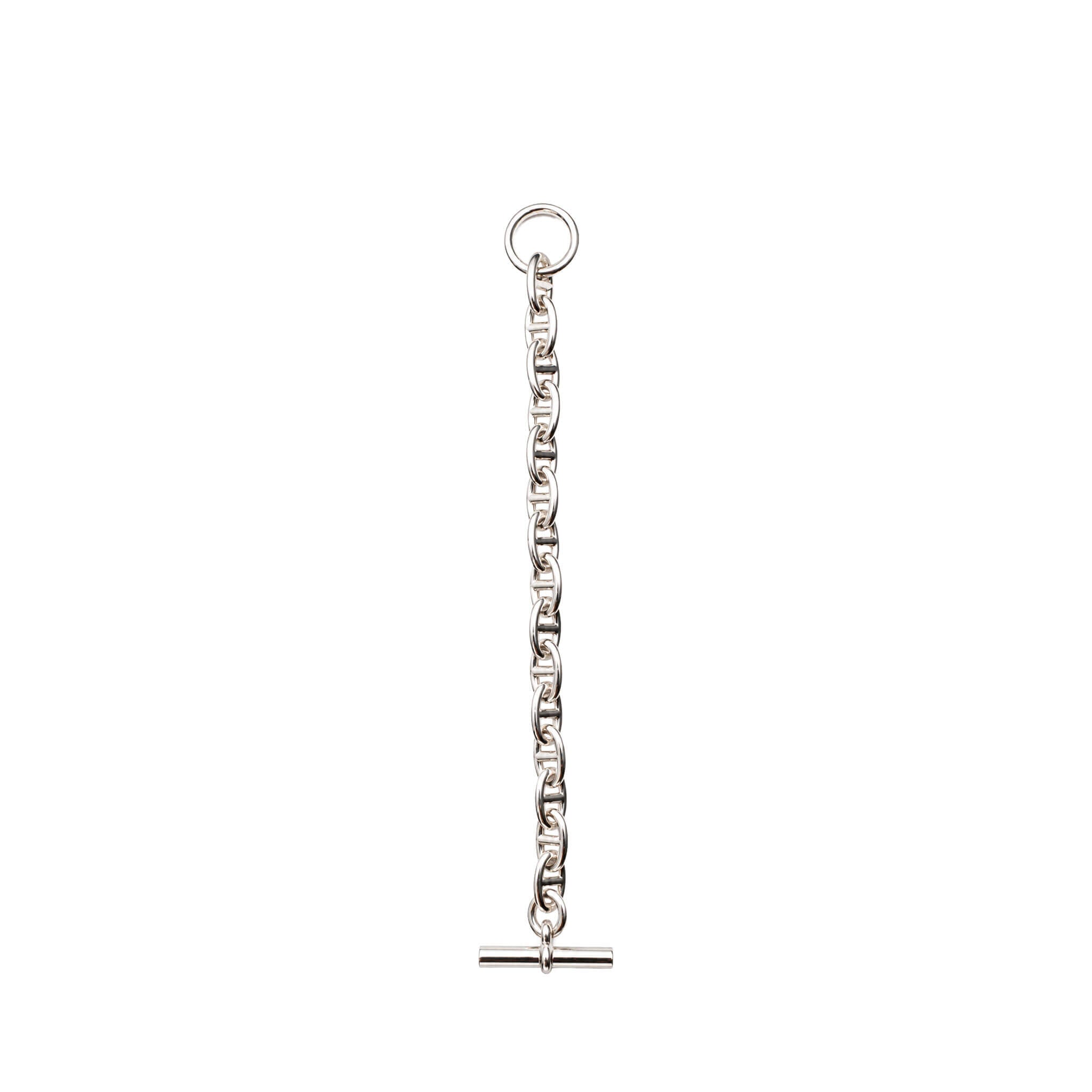 HERMES エルメス シェーヌダンクル　ブレスレット MM 15 HERMES エルメス ブレスレット シェーヌダンクル MM 15コマ シルバー