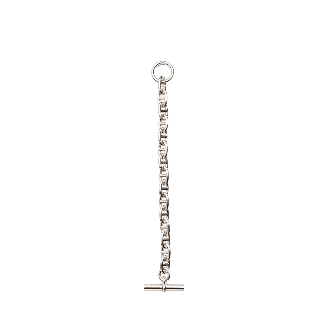 HERMES エルメス ブレスレット シェーヌダンクル MM 15コマ シルバー