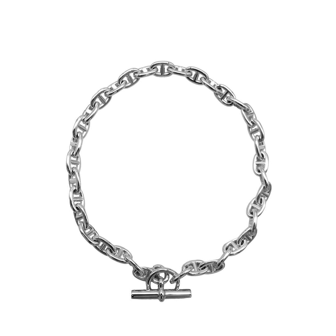 HERMES エルメス ネックレス シェーヌダンクル MM 36コマ シルバー