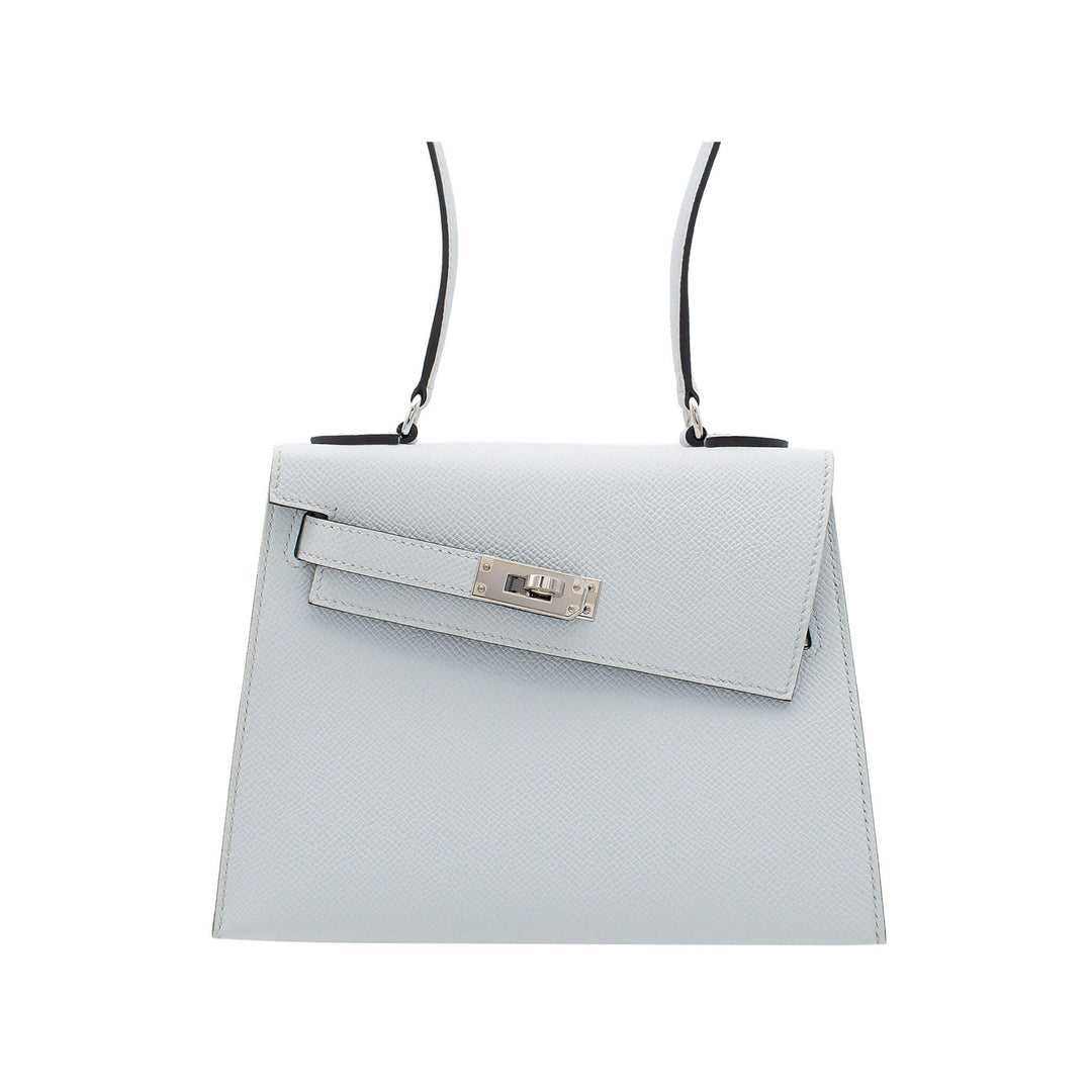HERMES エルメス ケリー デゾルドル グリプラチナ エプソン シルバー金具 W刻印 - GINZA CELIA