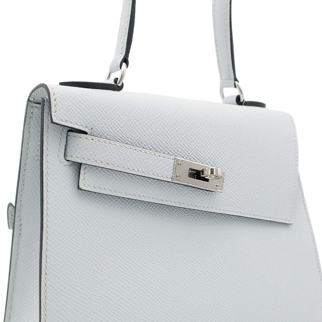 HERMES エルメス ケリー デゾルドル グリプラチナ エプソン シルバー金具 W刻印 - GINZA CELIA