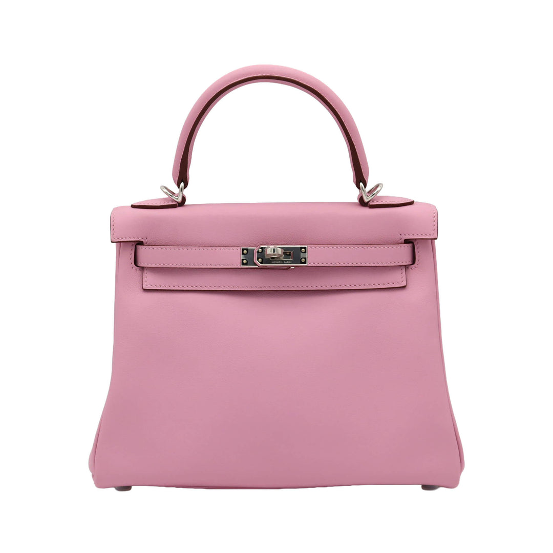 HERMES  エルメス  ケリー 25  モーヴシルベストル  スイフト  シルバー金具  Z 刻印 - GINZA CELIA