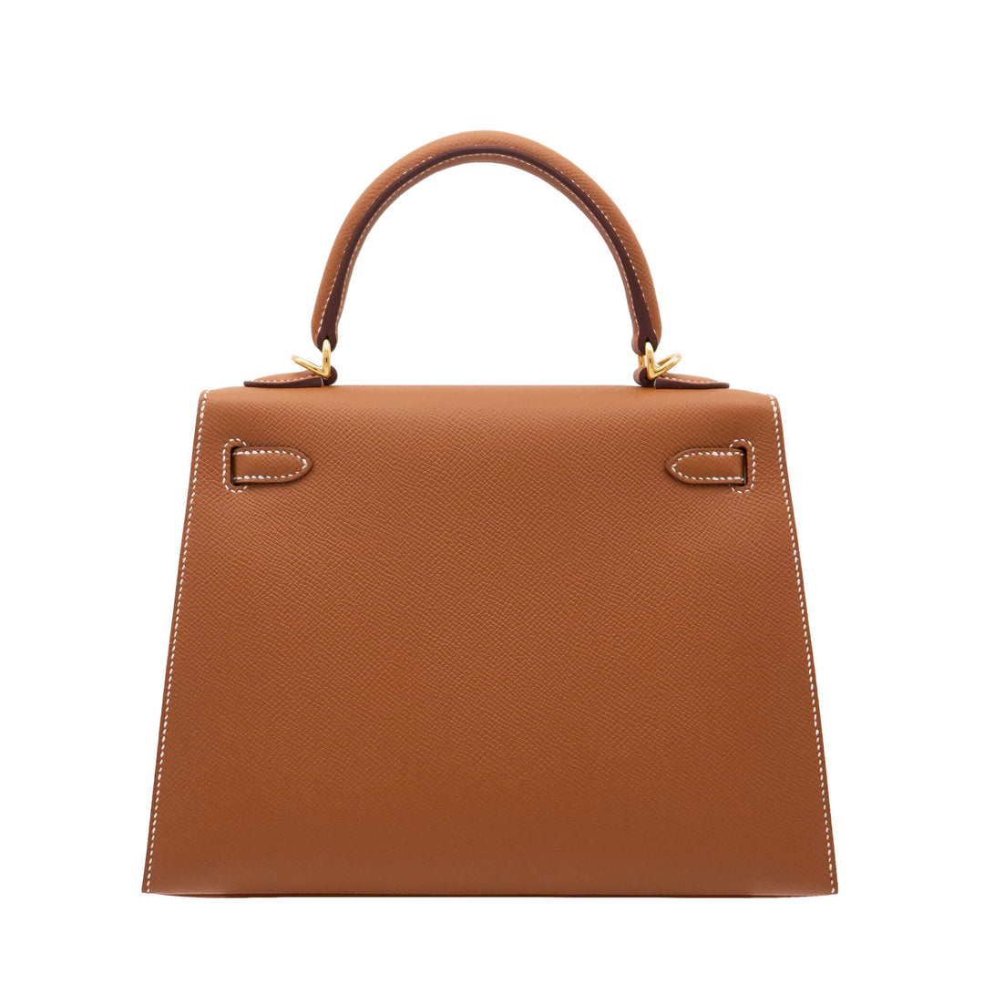 HERMES エルメス ケリー25 セリエ ゴールド エプソン ゴールド金具 G刻印