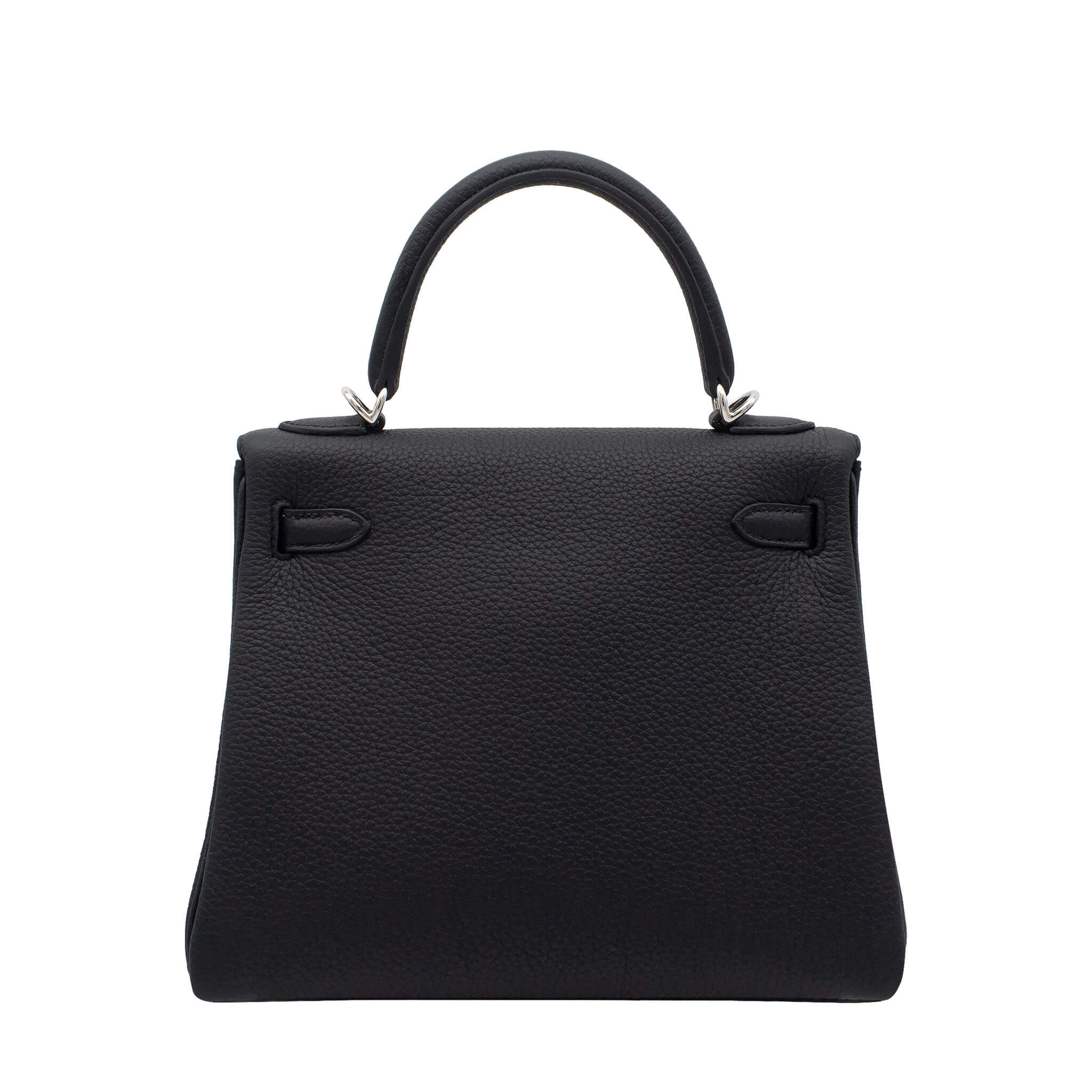 HERMES エルメス ケリー25 ブラック トゴ シルバー金具 G刻印