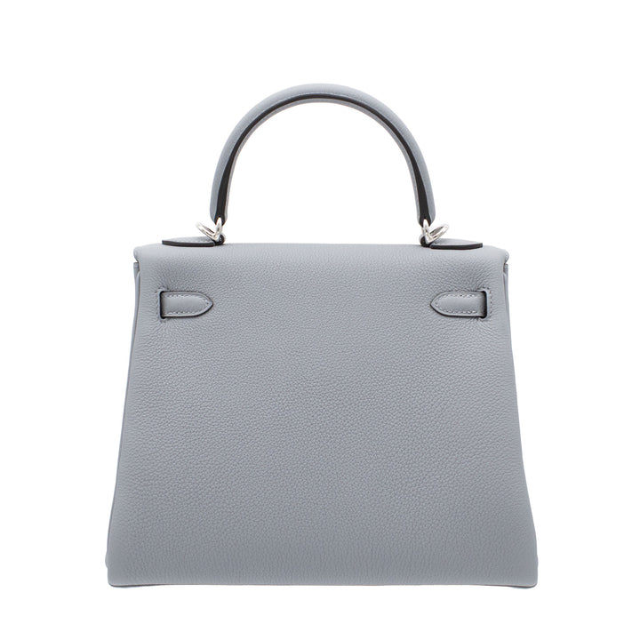 HERMES エルメス ケリー25 グリパンタン トゴ シルバー金具 G刻印 - GINZA CELIA