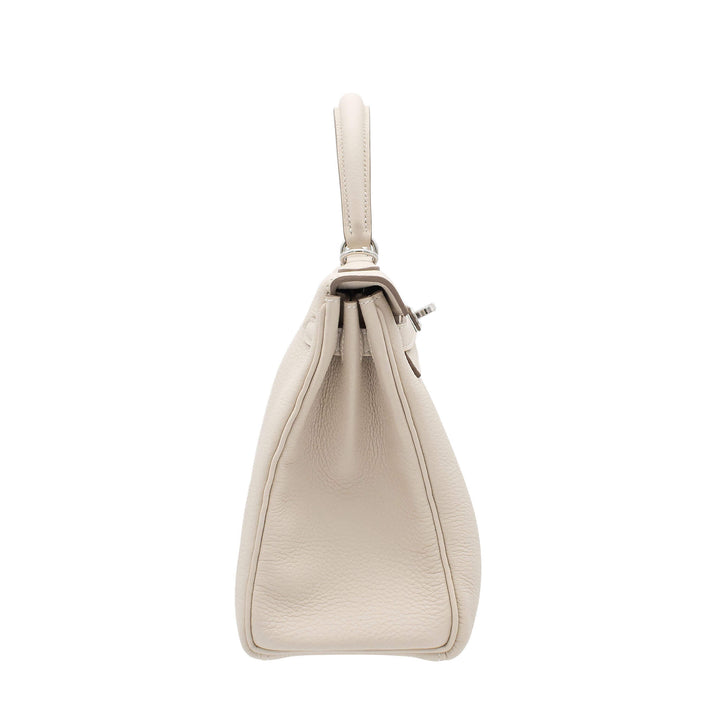 HERMES エルメス ケリー25 クレ トゴ シルバー金具 G刻印 - GINZA CELIA