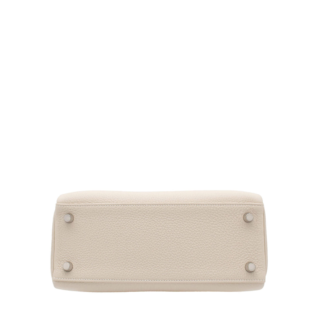 HERMES エルメス ケリー25 クレ トゴ シルバー金具 G刻印 - GINZA CELIA