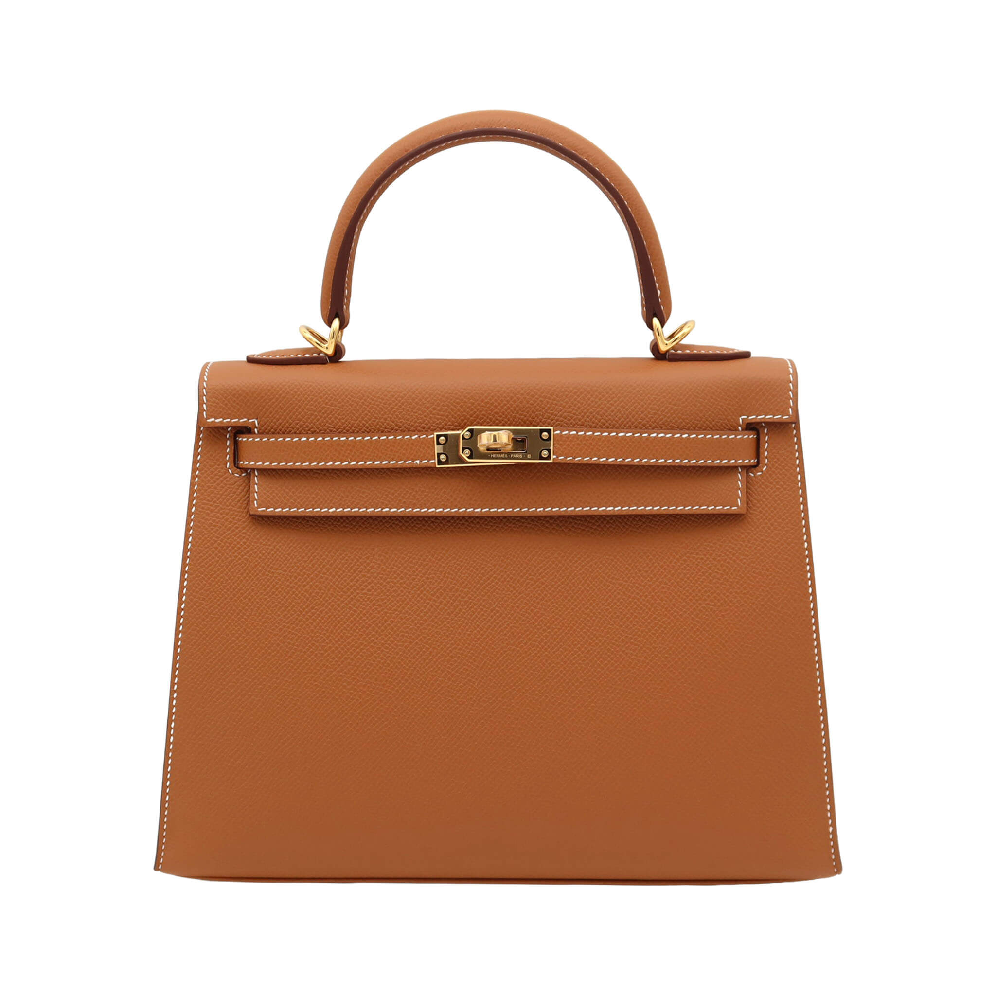 HERMES エルメス ケリー25 セリエ ゴールド エプソン ゴールド金具 G