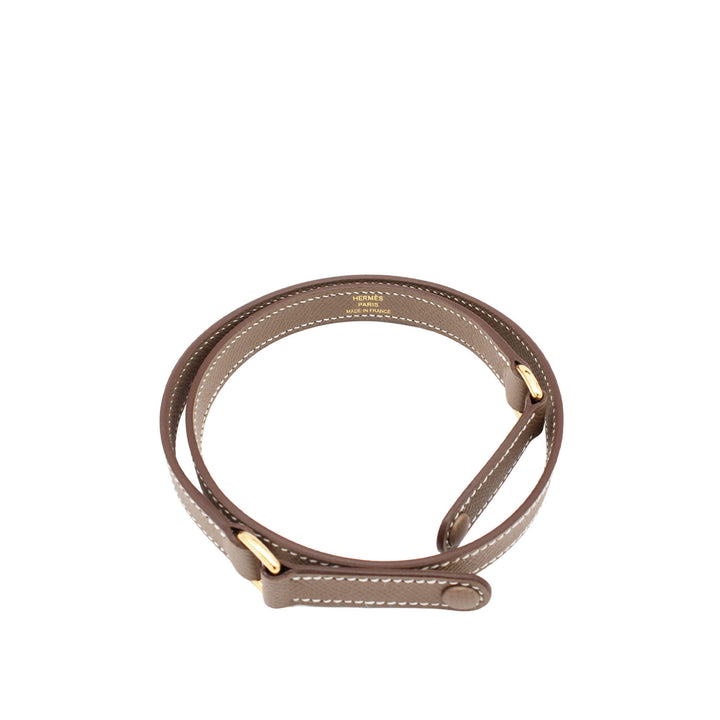 HERMES エルメス ケリーエラン エトゥープ エプソン ゴールド金具 G刻印