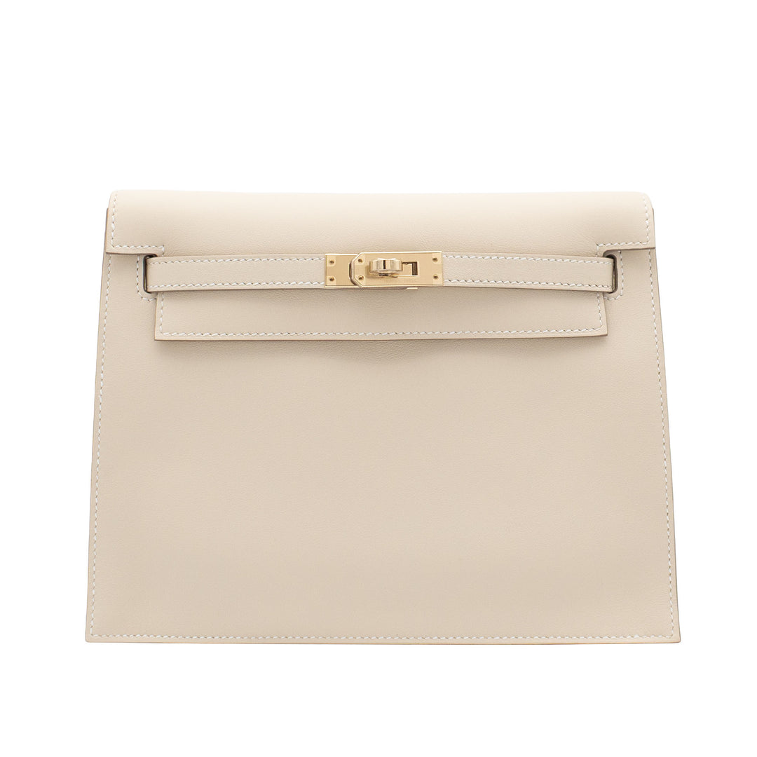 HERMES エルメス ケリーダンス クレ スイフト シャンパンゴールド金具 G刻印 - GINZA CELIA
