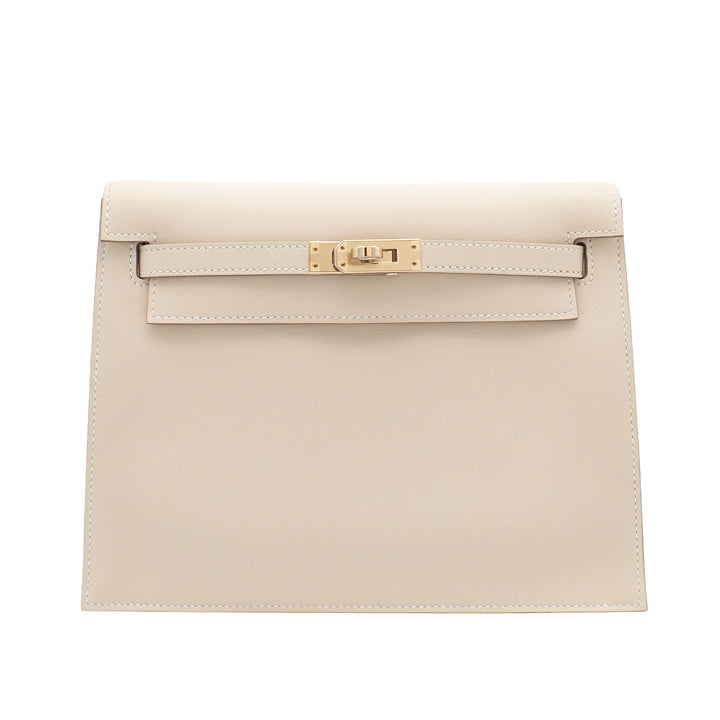 HERMES エルメス ケリーダンス クレ スイフト シャンパンゴールド金具 G刻印 - GINZA CELIA