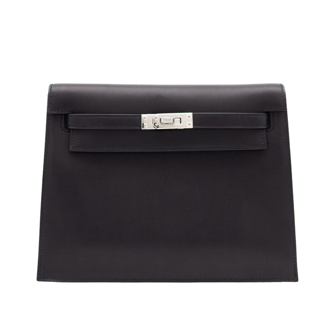 HERMES エルメス ケリーダンス ブラック ヴォリュプト シルバー金具 G刻印 - GINZA CELIA