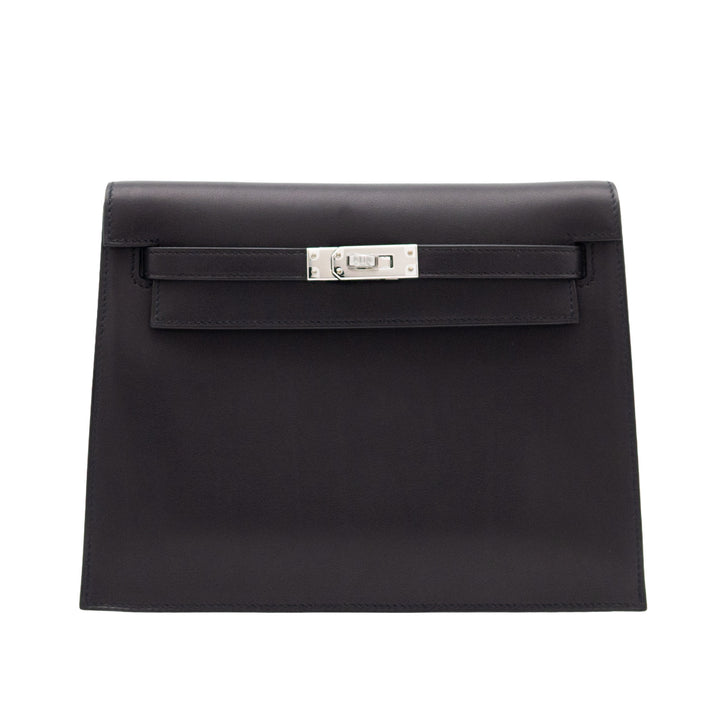 HERMES エルメス ケリーダンス ブラック ヴォリュプト シルバー金具 G刻印 - GINZA CELIA