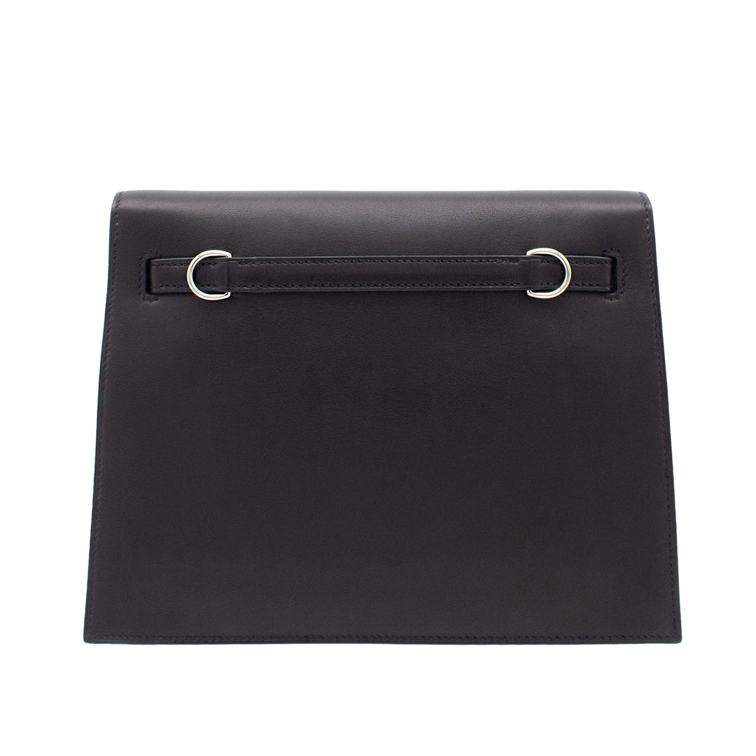 HERMES エルメス ケリーダンス ブラック ヴォリュプト シルバー金具 G刻印 - GINZA CELIA