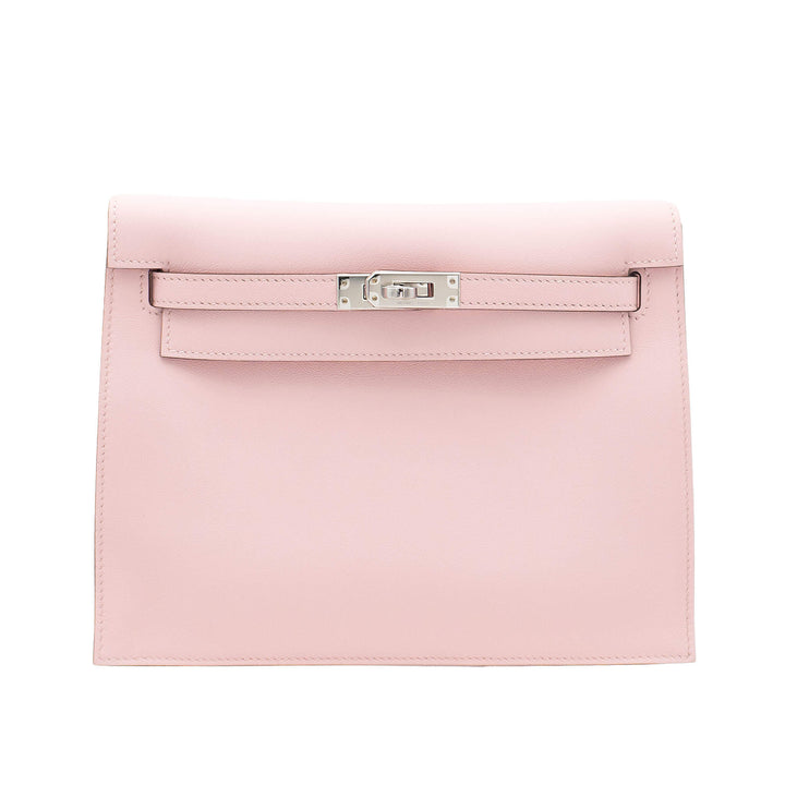 HERMES エルメス ケリーダンス ローズサクラ スイフト シルバー金具 K刻印