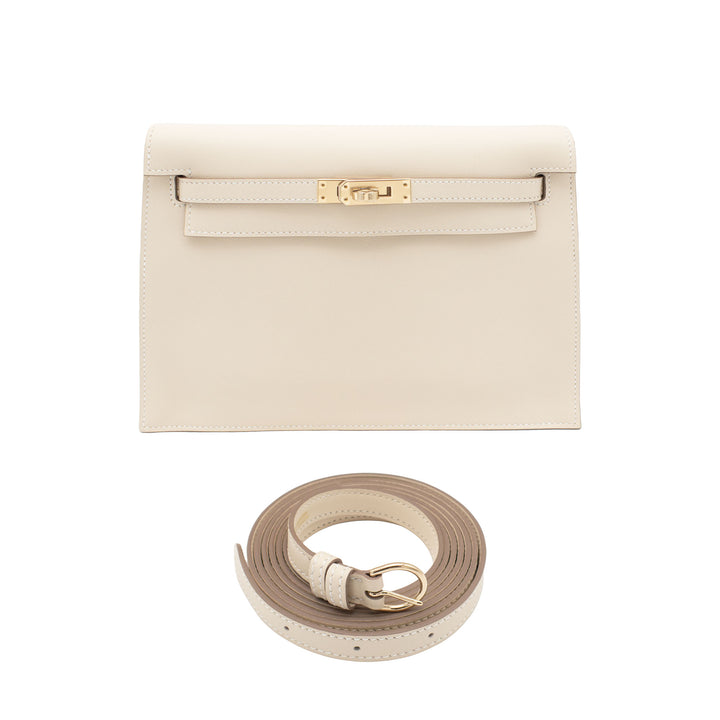 HERMES エルメス ケリーダンス クレ スイフト シャンパンゴールド金具 G刻印 - GINZA CELIA