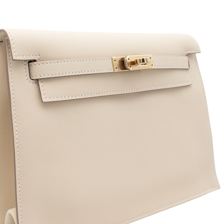 HERMES エルメス ケリーダンス クレ スイフト シャンパンゴールド金具 G刻印 - GINZA CELIA