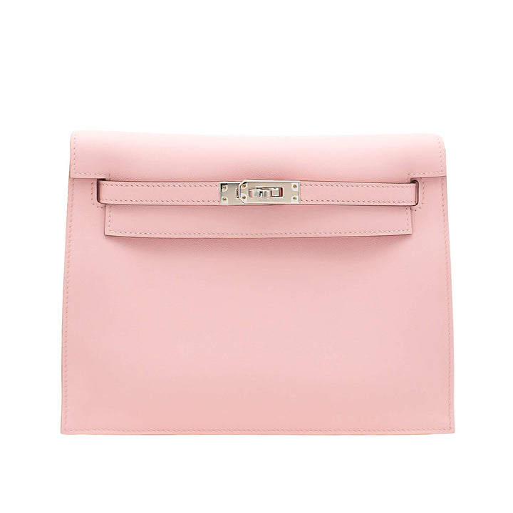 Hermès Kelly Danse Rose Sakura Swift PHW Stamp K