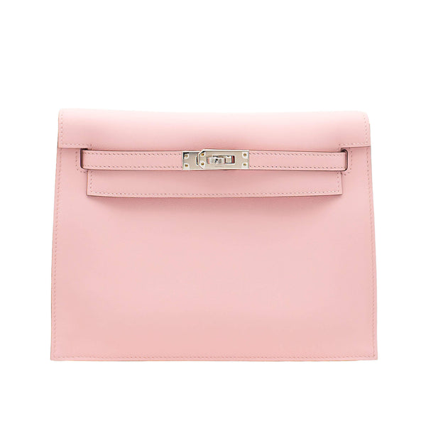 HERMES エルメス ケリーダンス ローズサクラ スイフト シルバー金具 K刻印
