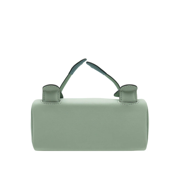 HERMÈS Kelly doll Vert d'Eau/CIEL Swift Palladium Hardware (PHW) Stamp G
